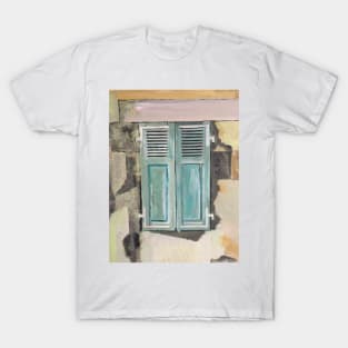 Blue Shutters, French Summer T-Shirt